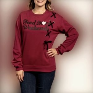 Wound Up Red Sweatshirt